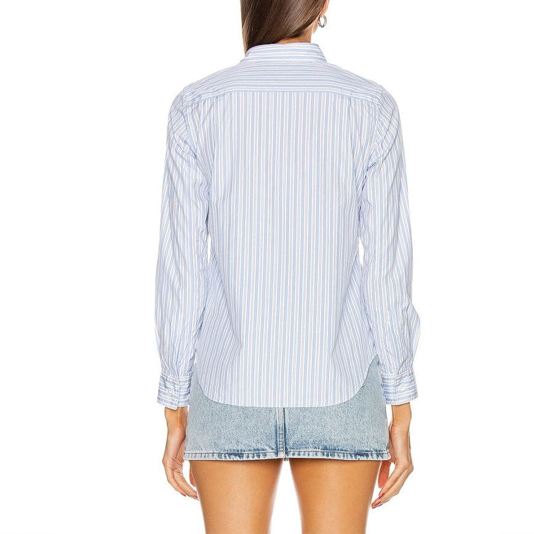 (WMNS) COMME des GARCONS PLAY Striped Shirt Black Emblem 'Blue' AZ-B009-051-1