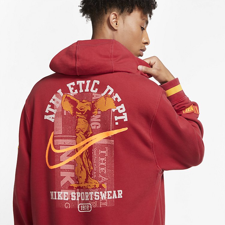Nike Sportswear Club Fleece Pullover Hoodie 'Gym Red' DC3546-687