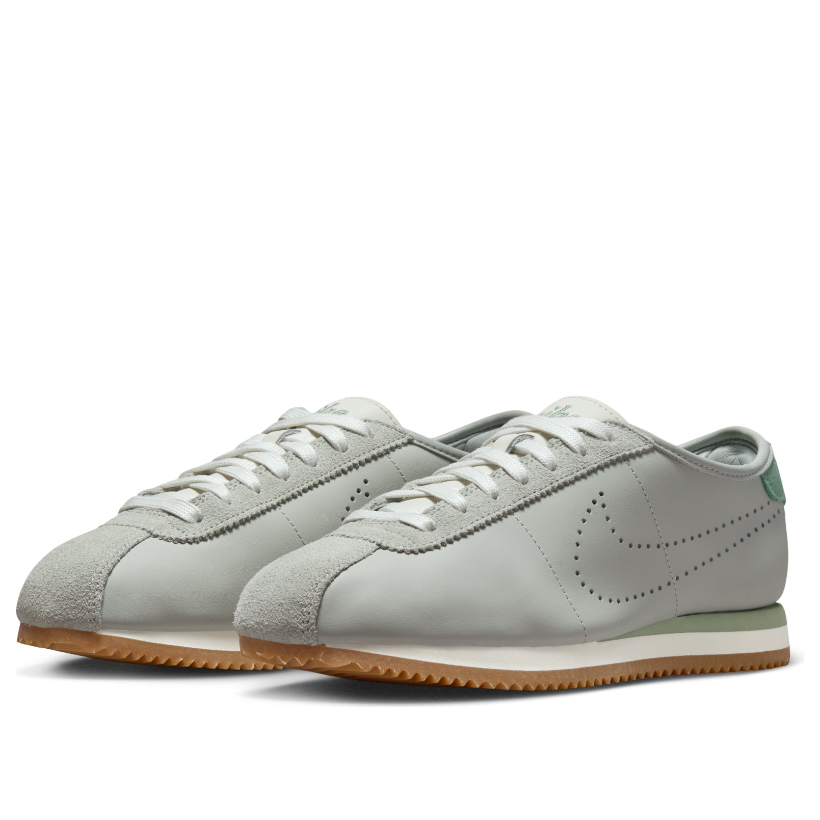 (WMNS) Nike Cortez Leather 'Light Silver Steam Gum' HQ1841-003