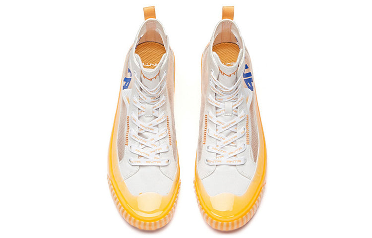 ANTA Canvas High 'White Yellow Blue' 112028656-4