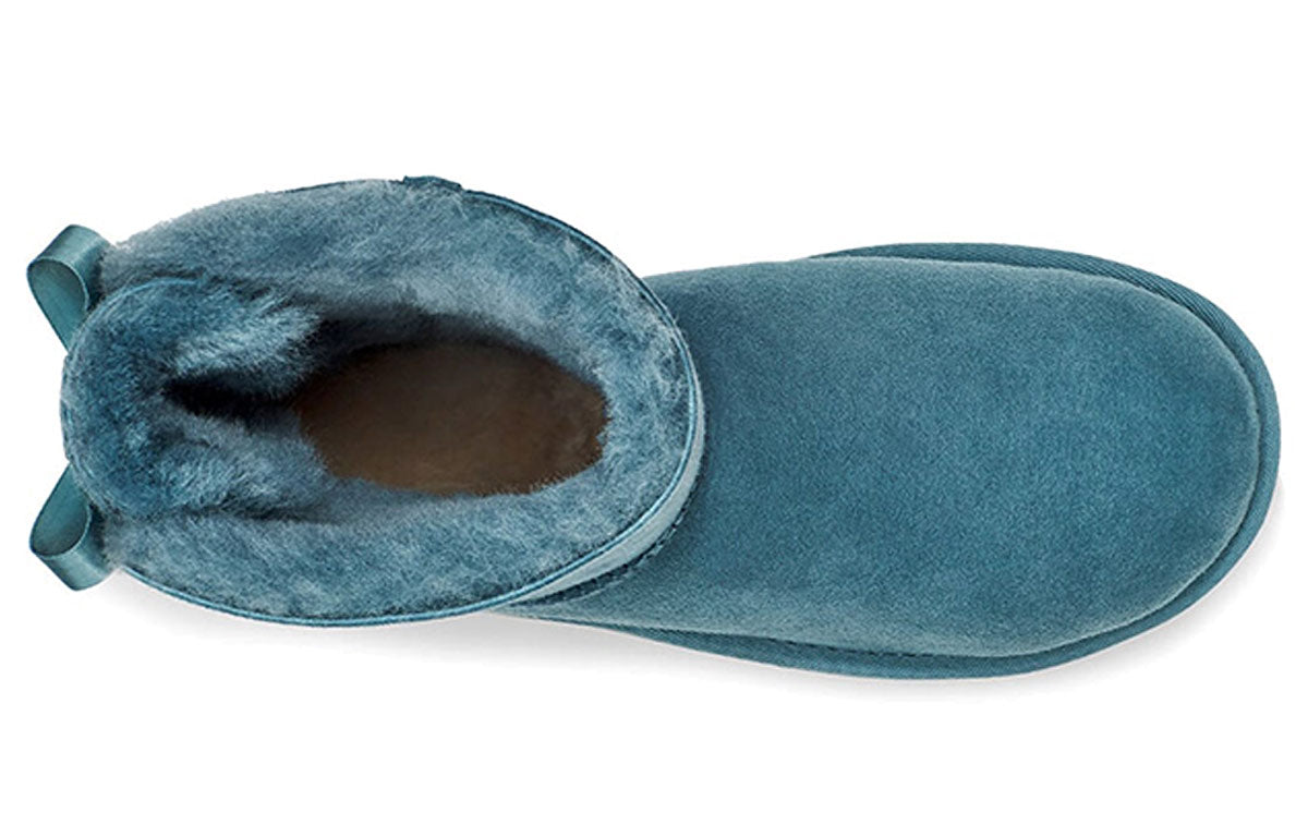 (WMNS) UGG Bailey Bow II Snow Boots Navy Blue 1016225-CCD