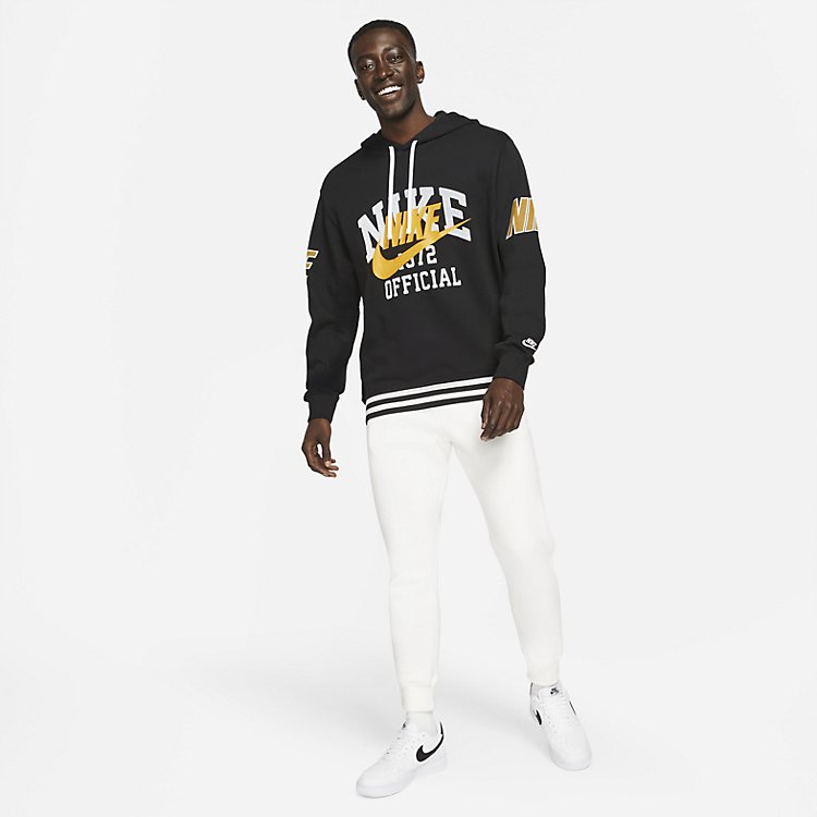 Nike Sportswear French Terry Pullover Hoodie 'Black' DD6168-010