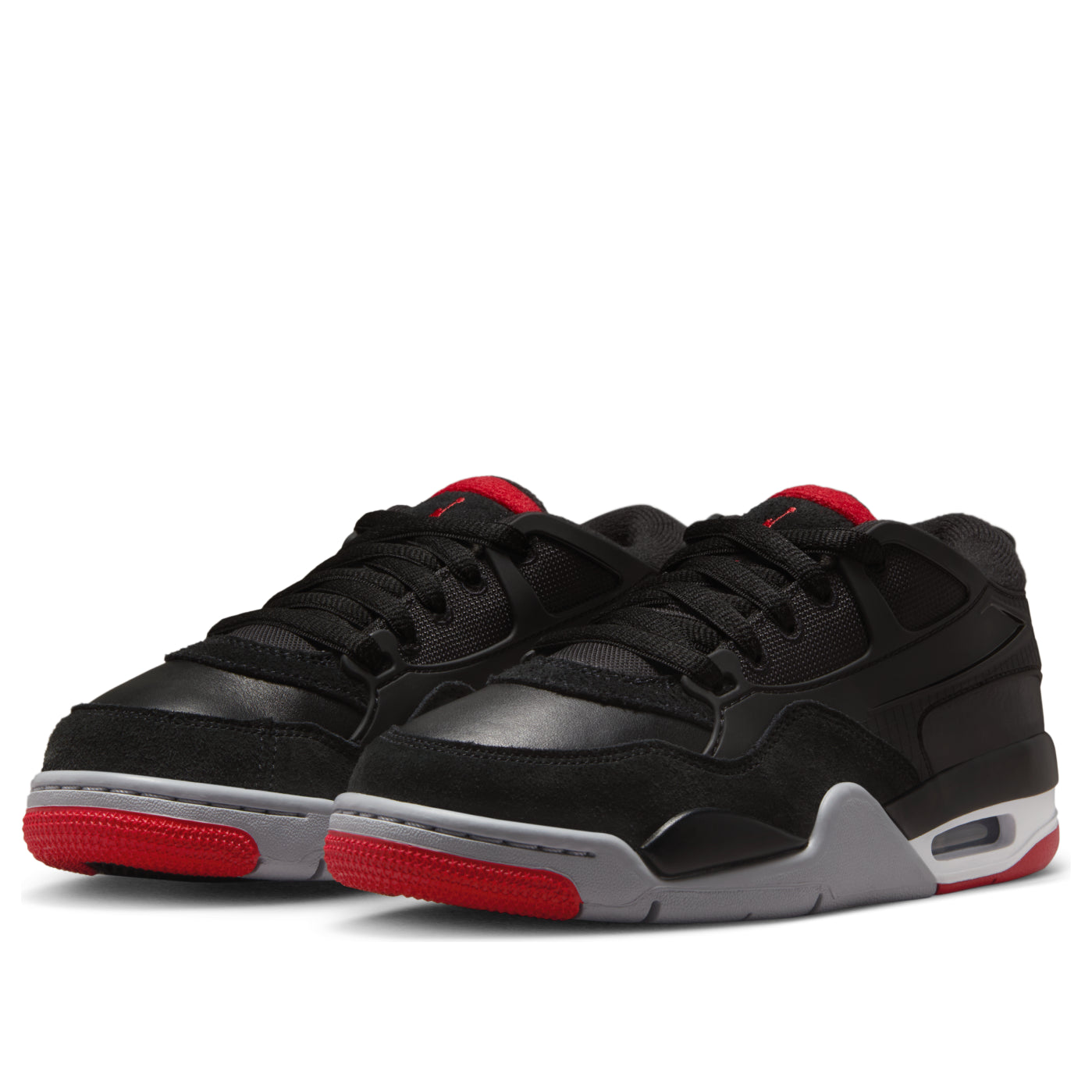 (GS) Air Jordan 4 RM 'Black Wolf Grey Varsity Red' FQ7938-061