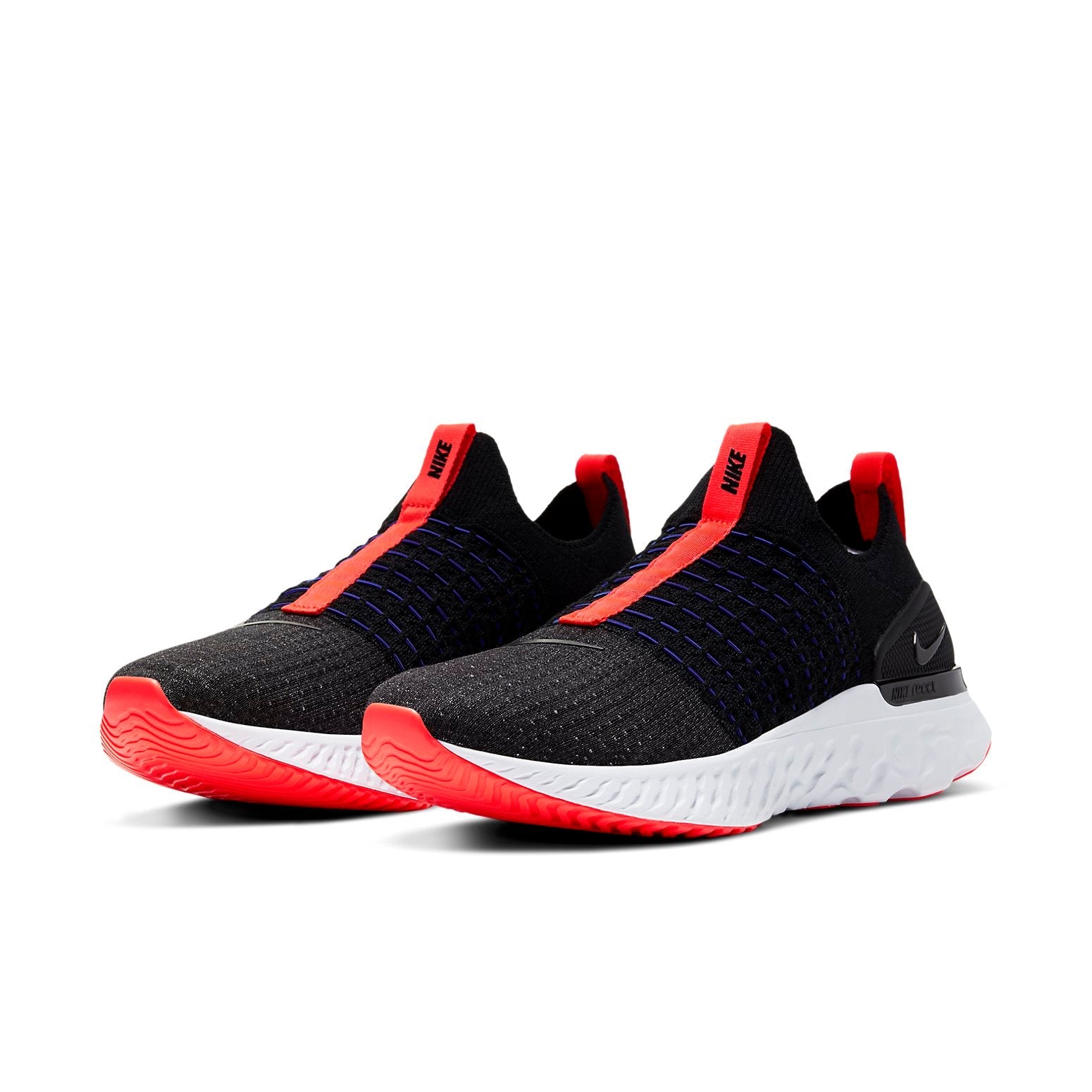 Nike React Phantom Run Flyknit 2 'Black Bright Crimson' DD8352-001