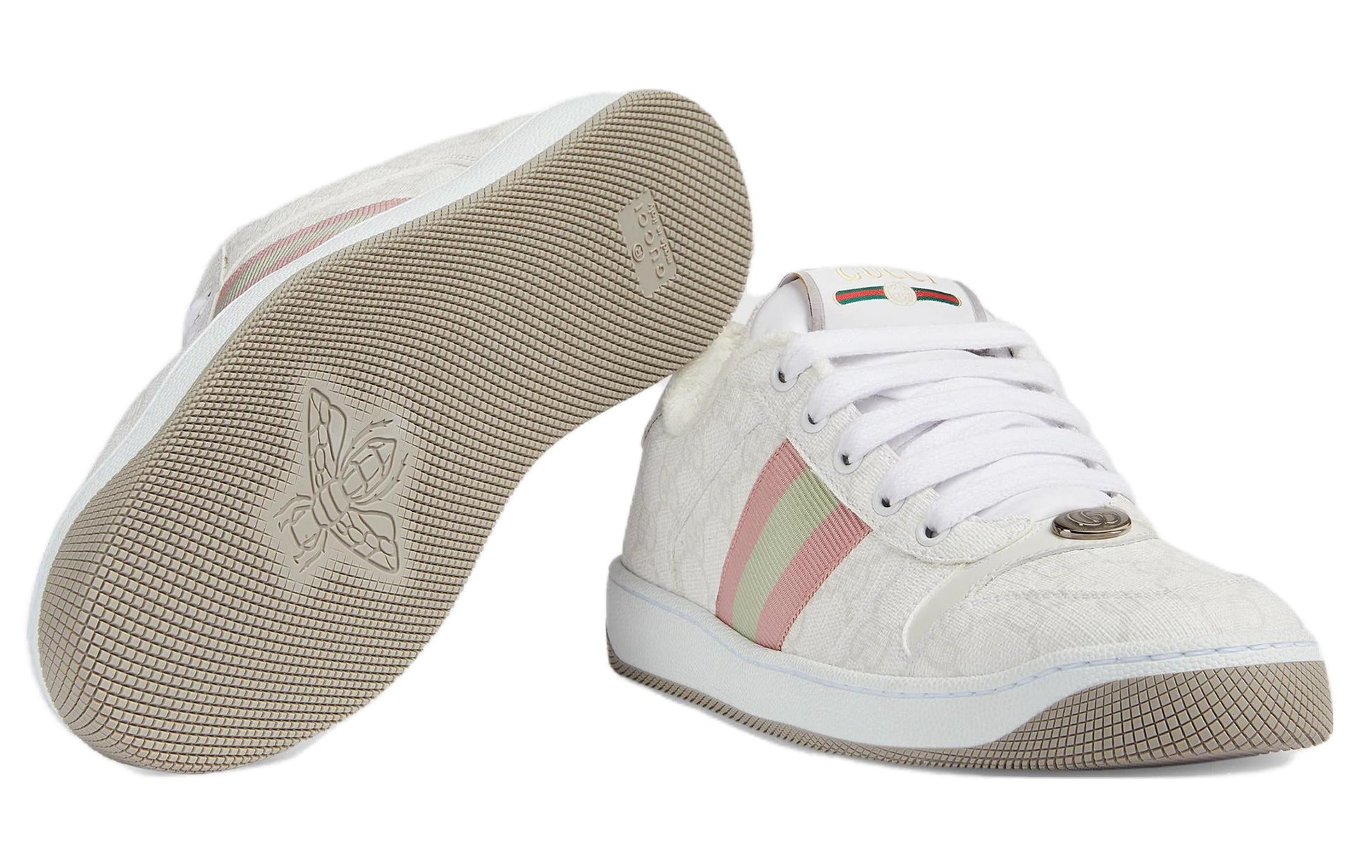 (WMNS) Gucci Screener sneaker 'White GG Supreme' 771134-96GE0-9058