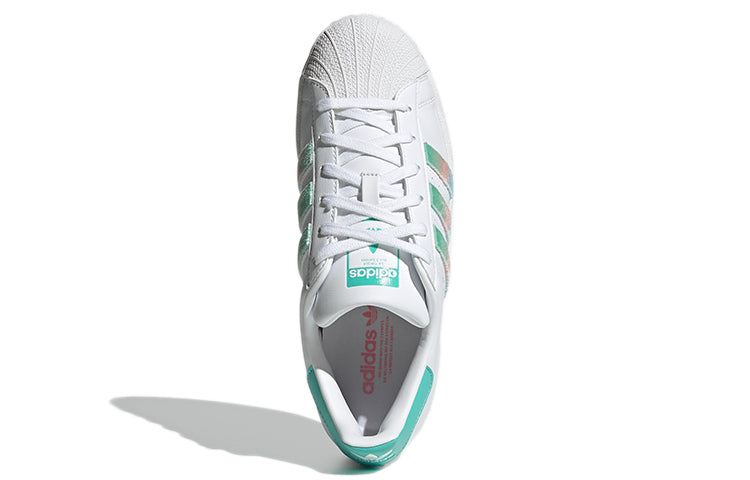 (WMNS) adidas originals Superstar For White/Green/Blue GZ2798