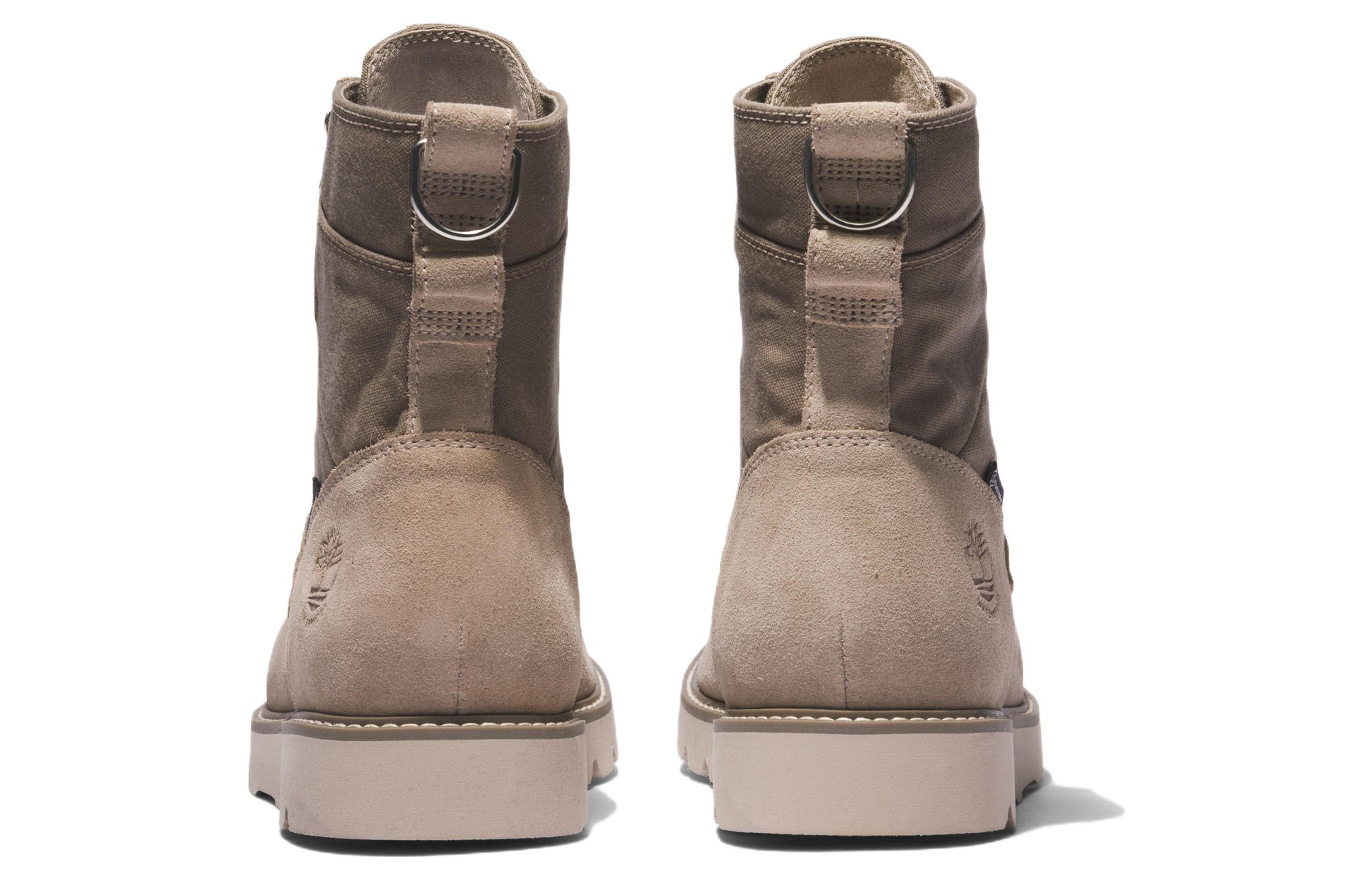Timberland Vibram Waterproof Leather and Fabric Boots 'Beige Suede' A5M8VK51