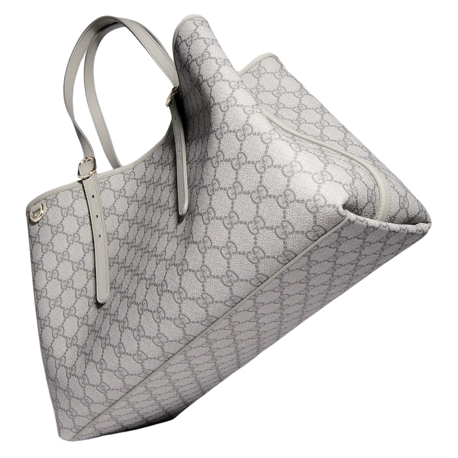(WMNS) Gucci GG Emblem Large Tote Bag 'Grey' 815213-FAD6M-1425