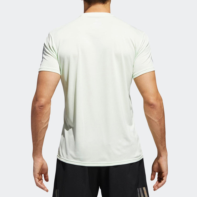 adidas Rs Cooler Ss M Running Sports Short Sleeve Green CE7265