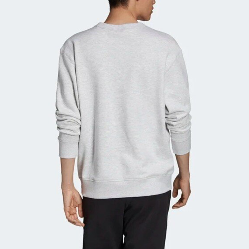 adidas originals Logo Round Neck Pullover Gray ED7229