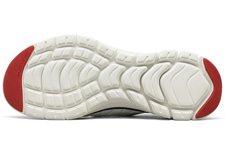 (WMNS) Skechers Flex Appeal 4.0 Low-Top White/Blue 149306-WNVR