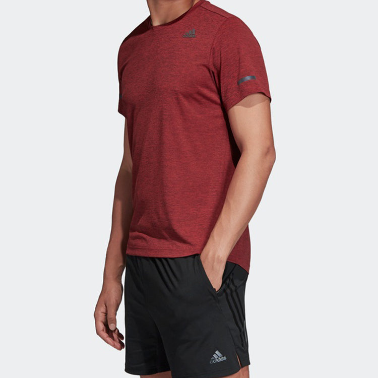 adidas CHILL TEE M Training Sports Short Sleeve Red FL8581