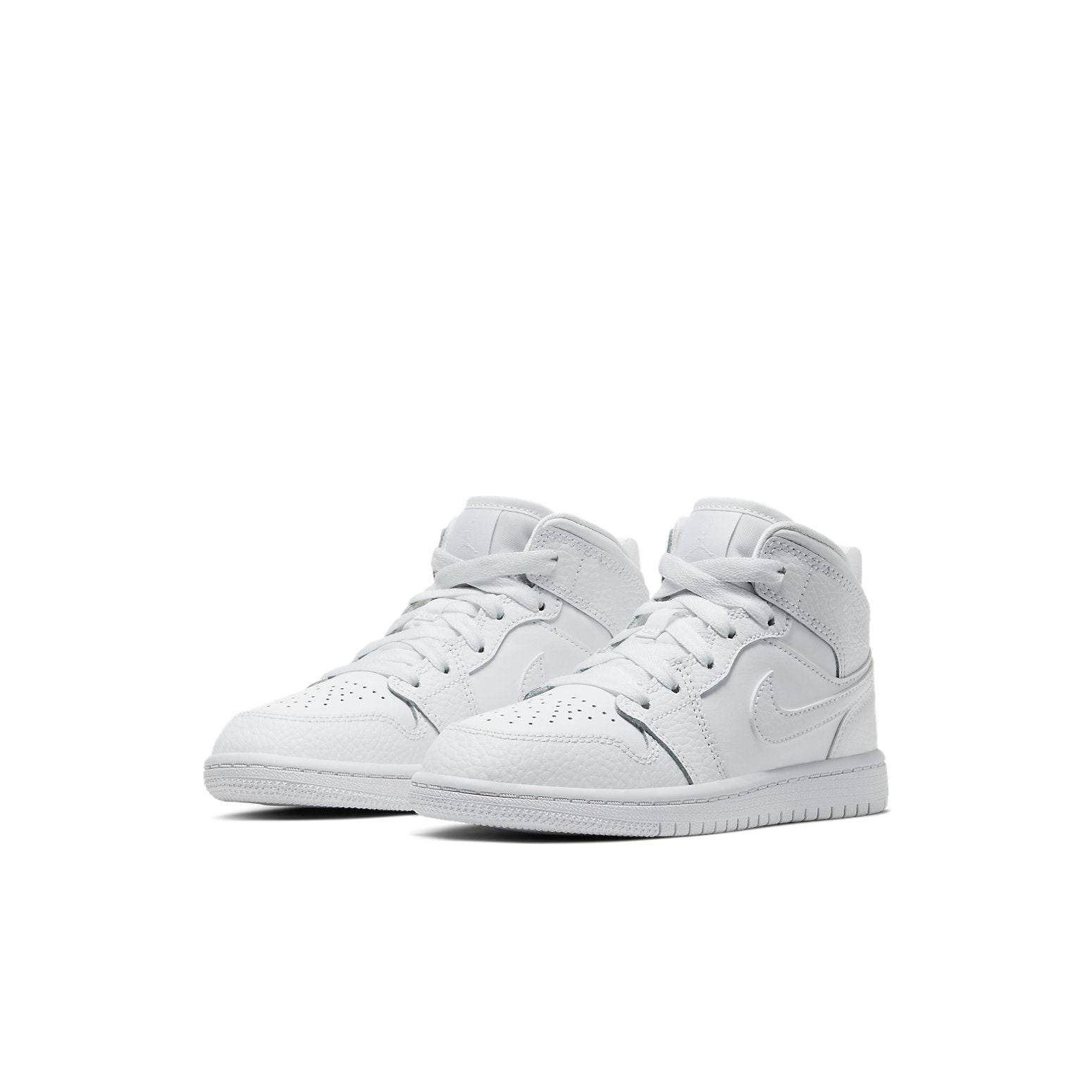 (PS) Air Jordan 1 Mid 'Triple White 2021' 640734-130