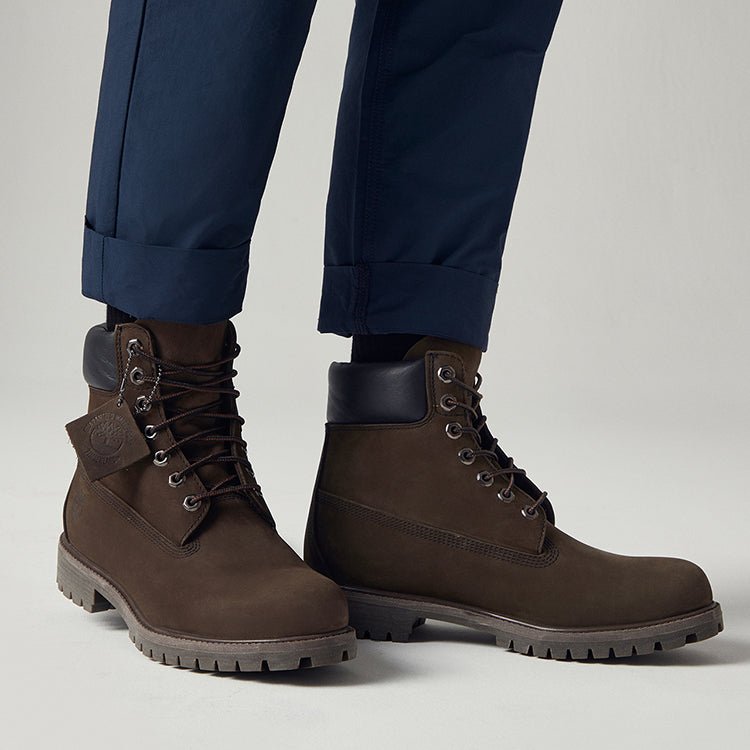 Timberland Icon 6'' Premium Wide Fit Boots 'Brown Nubuck' 10001214