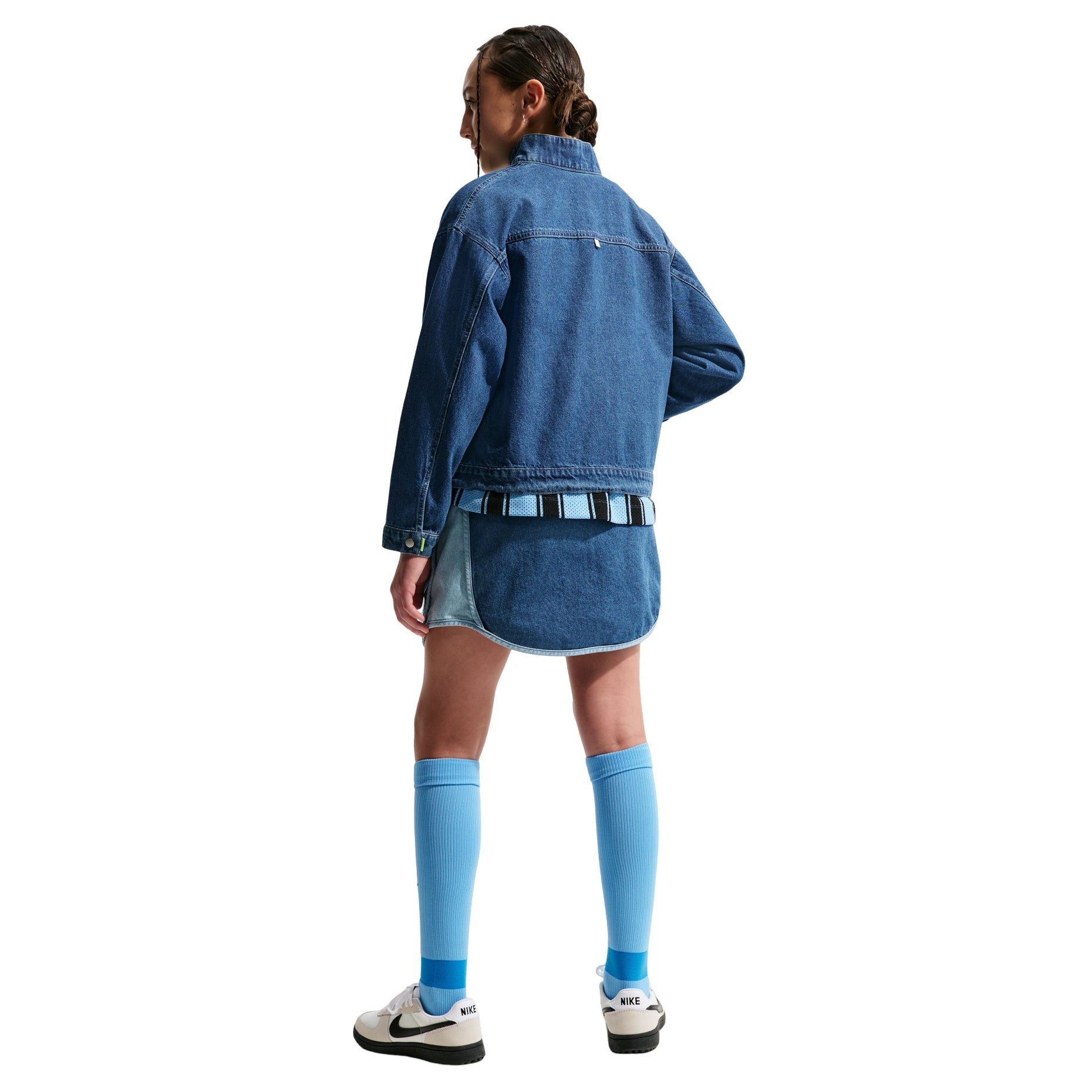 (GS) Nike Sportswear Collection Windrunner Denim Jacket 'Mystic Navy' IF2317-435