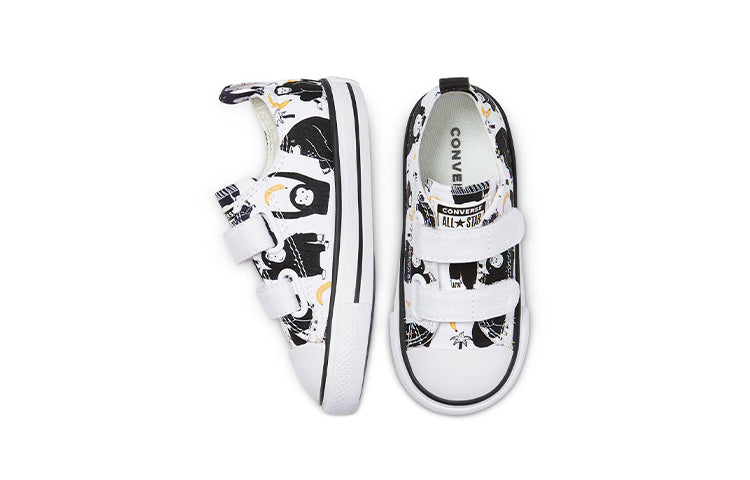 (TD) Converse Chuck Taylor All Star Low Top Canvas Shoes Black/White 771129C