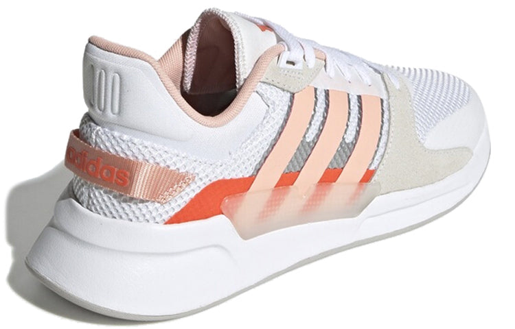 (WMNS) adidas neo x RUN90S 'White Orange' FU7725