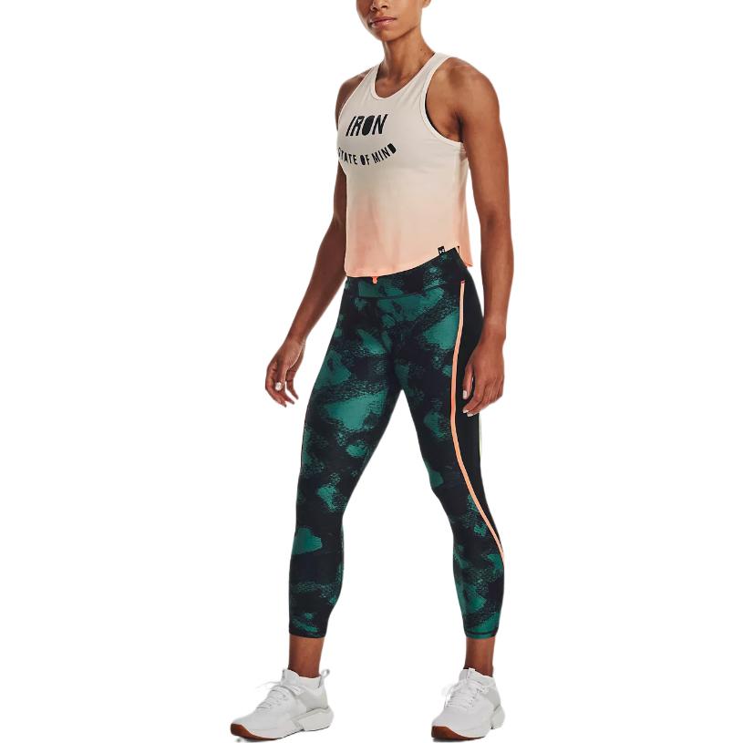 (WMNS) Under Armour Project Rock Fashion Cropped Tank 'Beige' 1377450-130
