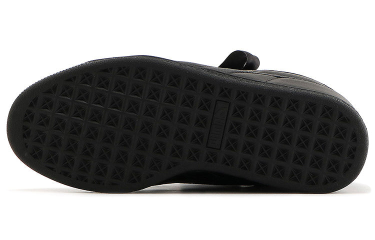 (WMNS) PUMA Basket Tip Toe Black 372376-01