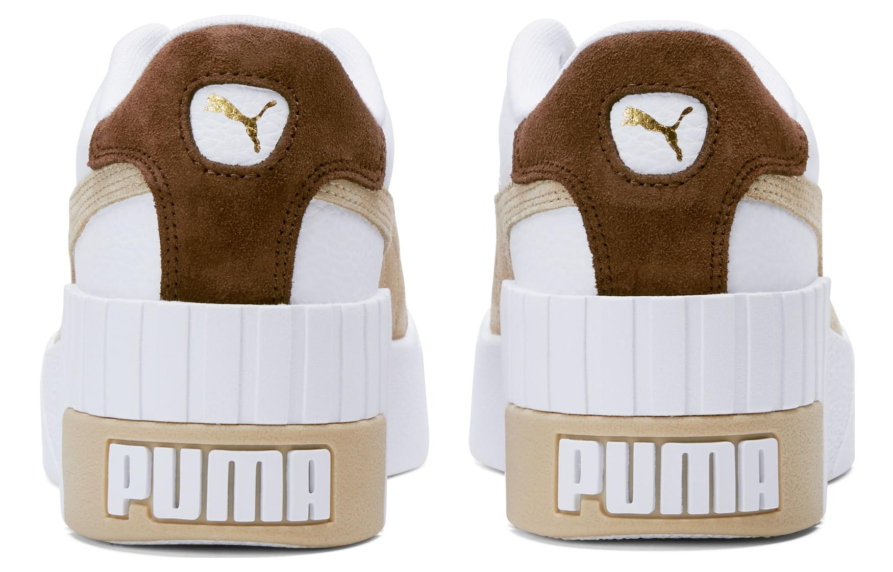 (WMNS) PUMA Cali Wedge Mix 'White Chestnut Brown' 373906-11