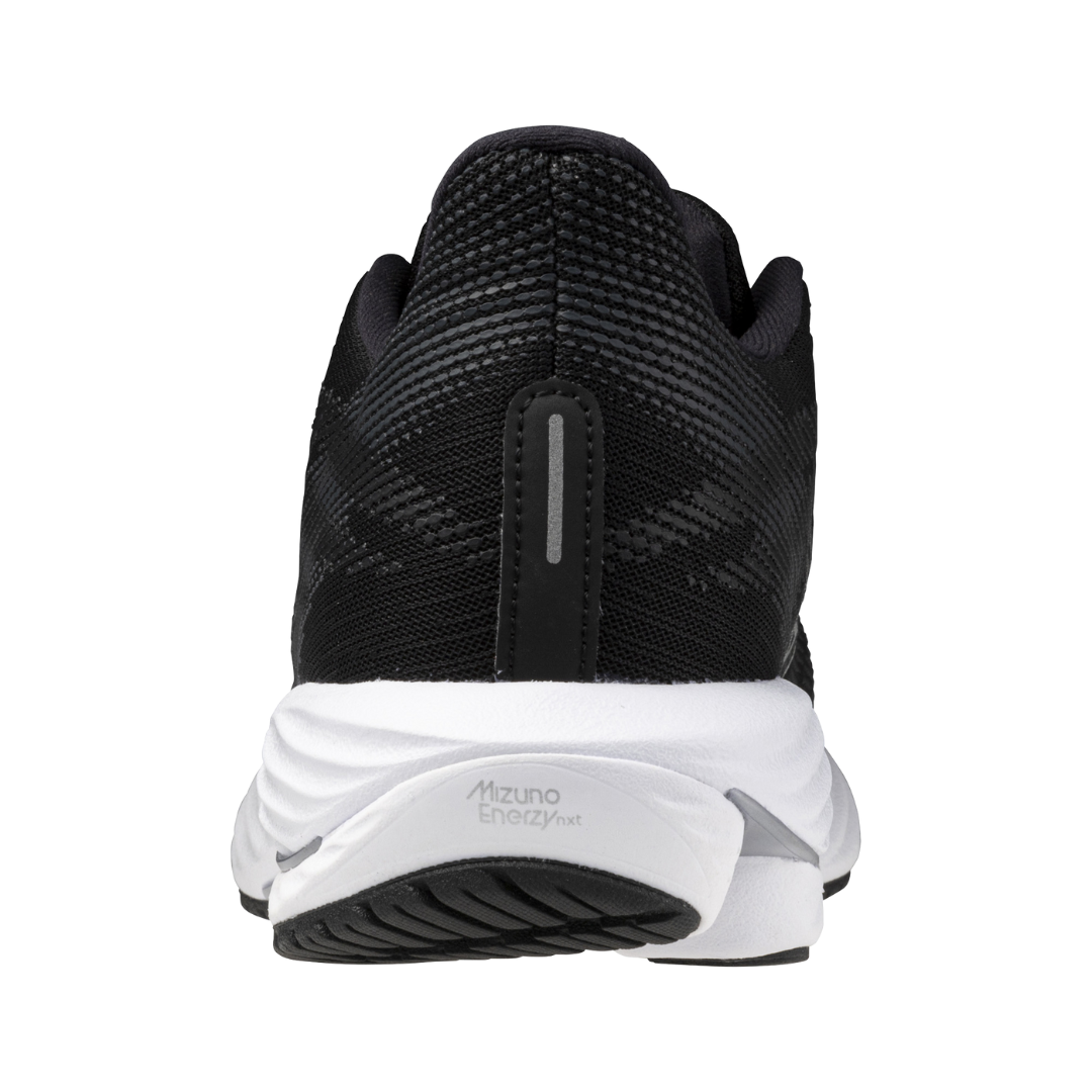 (WMNS) Mizuno Wave Rider 27 4E Running Sneakers 'Black' J1GD240622
