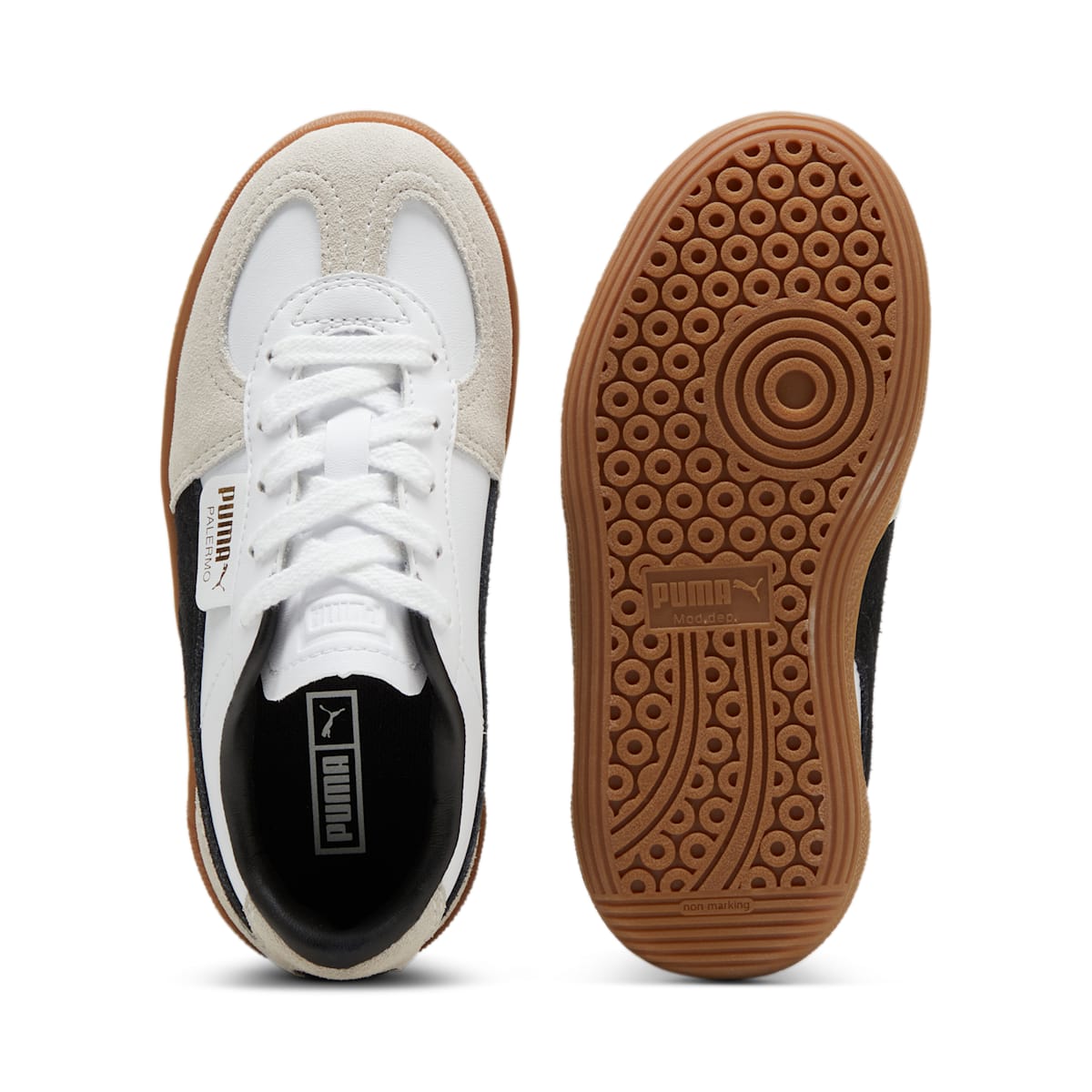 (PS) Puma Palermo Leather 'White Black Gum' 397276-01