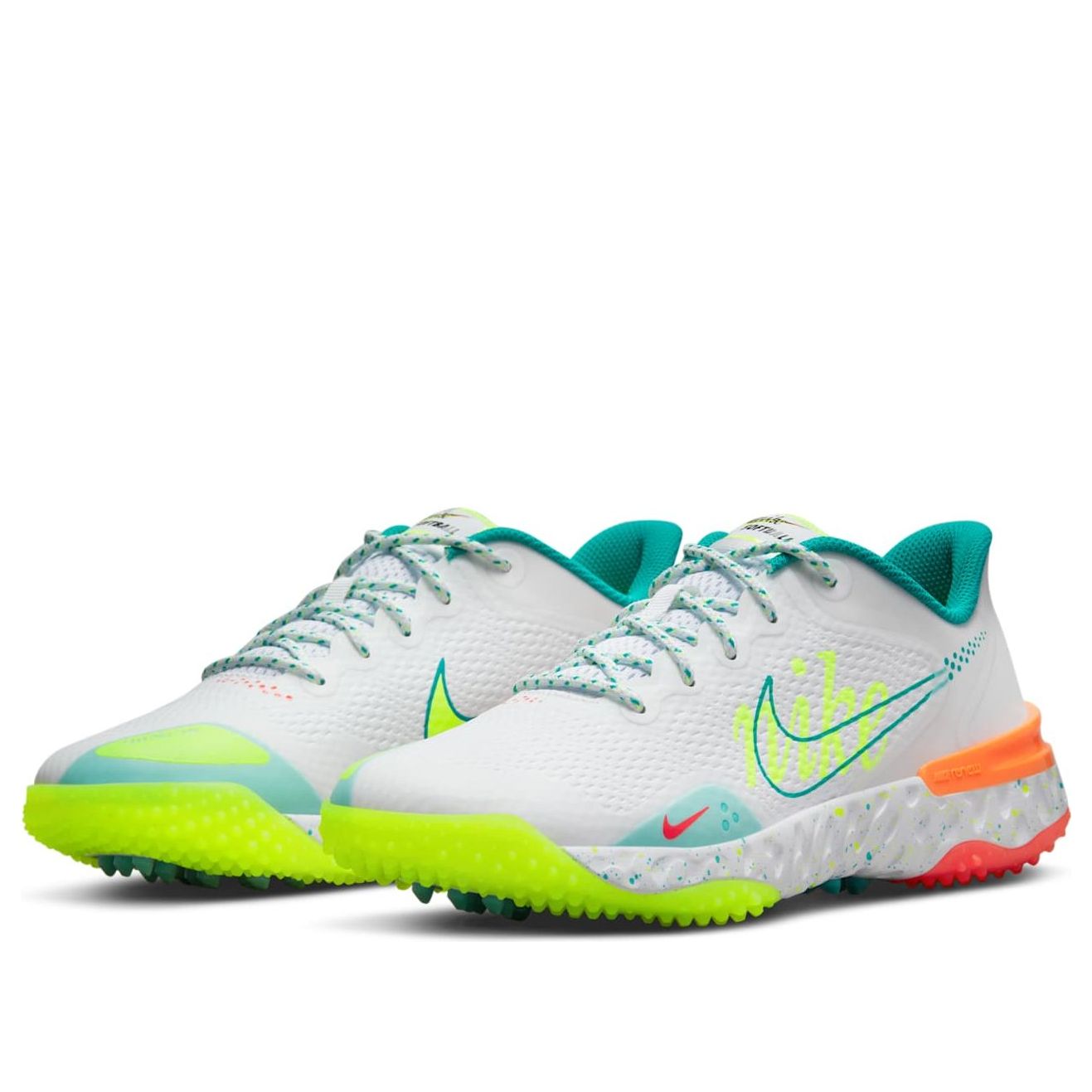 (WMNS) Nike Alpha Huarache Elite 3 Turf 'White Turbo Green' CU8403-102