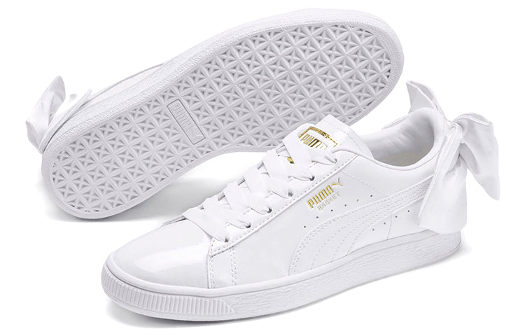 (WMNS) PUMA Basket Bow 'White' 368118-02