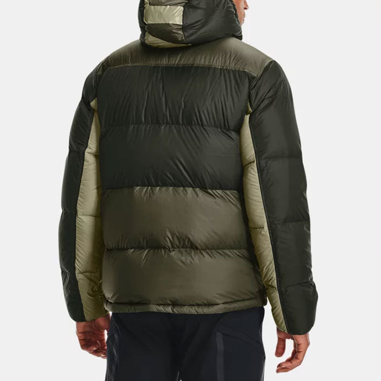 Under Armour ColdGear Infrared Down Blocked Jacket 'Black Olive' 1364895-310