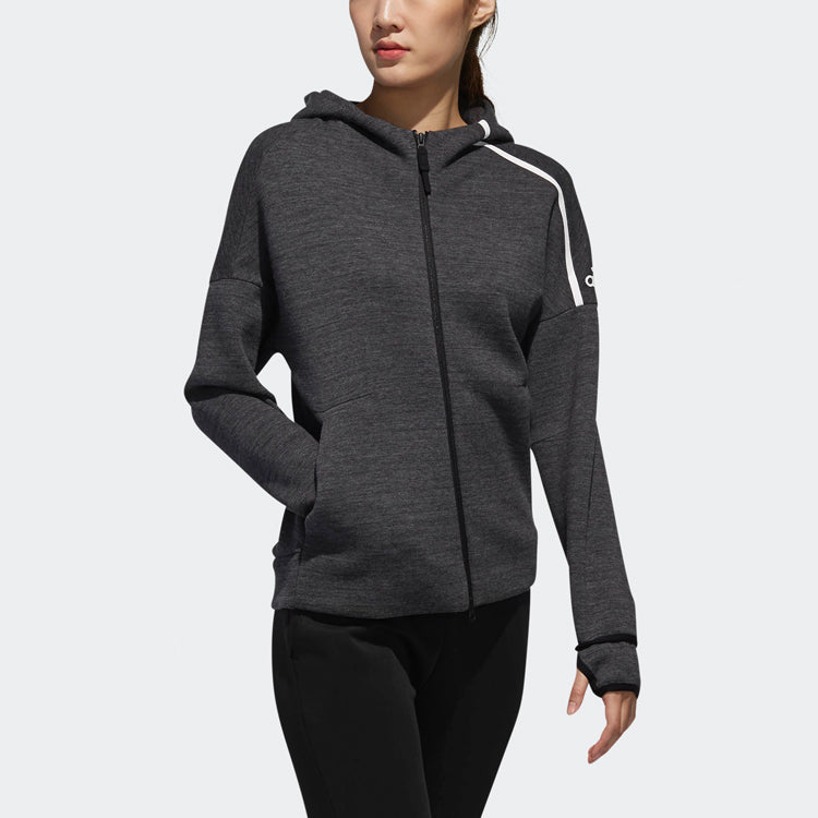 (WMNS) adidas Z.N.E. Storm Jacket 'Black Grey White' DY5773