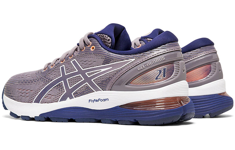 (WMNS) ASICS Gel-Nimbus 21 'Lavender Grey Dive Blue' 1012A156-500