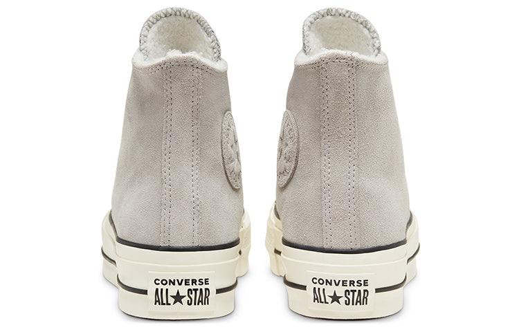 (WMNS) Converse Chuck Taylor All Star Lift High 'Sherpa - Wolf Grey' 566565C
