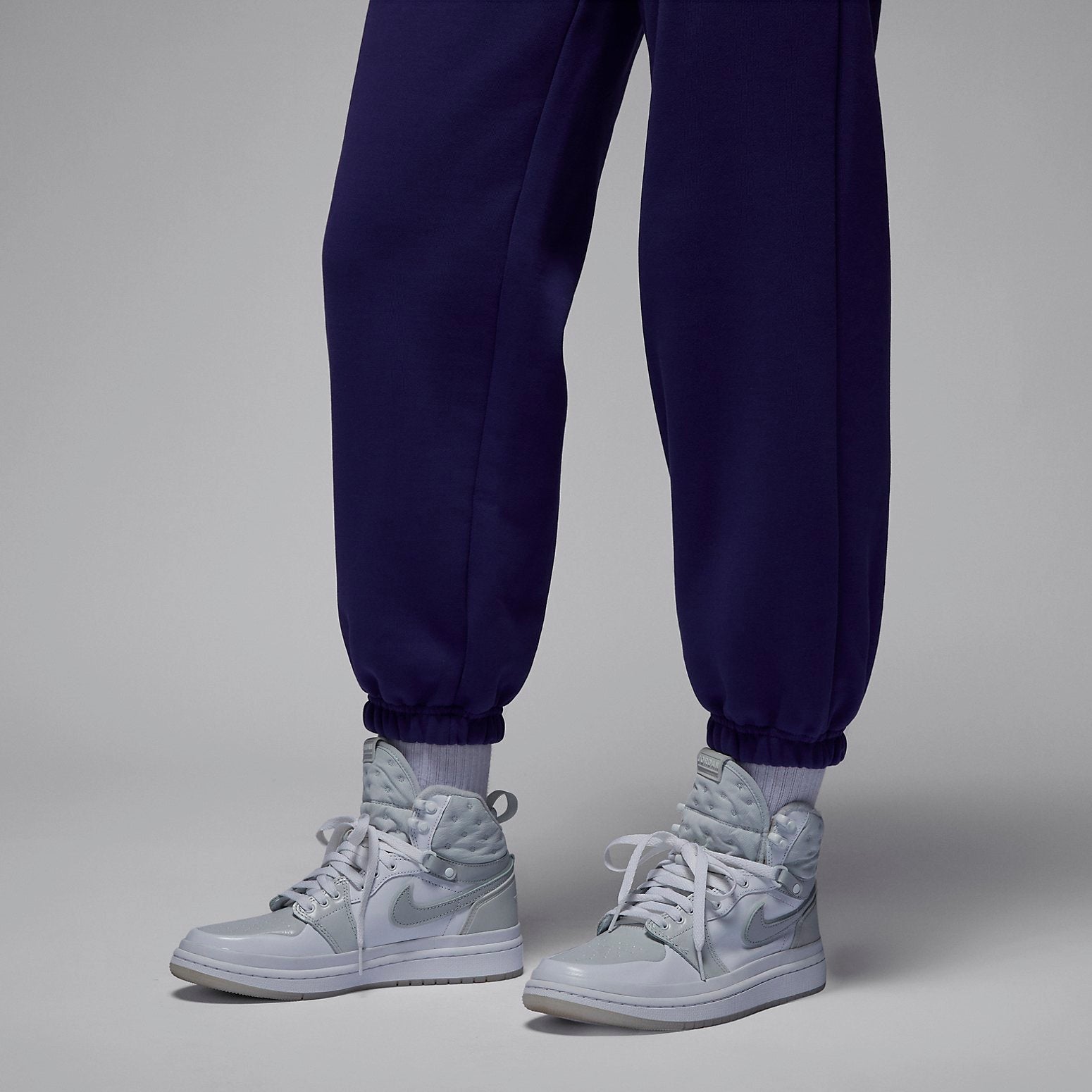 (WMNS) Air Jordan Flight Fleece Trousers 'Dark Purple' FB5114-502
