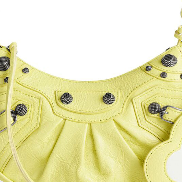 (WMNS) Balenciaga Le Cagole Xs Shoulder Bag 'Lime' 6713091VG9Y7302