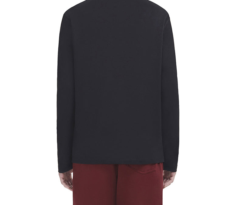 Men's Y-3 Solid Color Long Sleeves Black DY7293