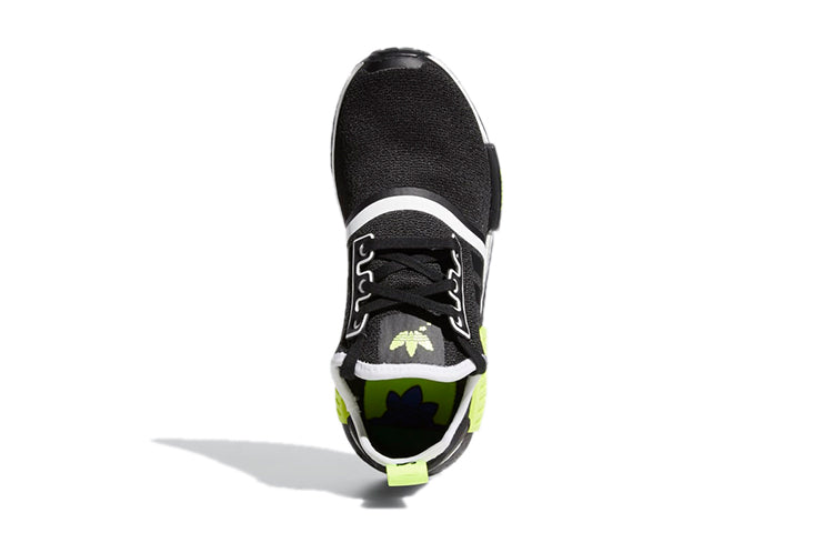 (GS) adidas NMD_R1 Big Kid 'Black Solar Yellow' GY5060