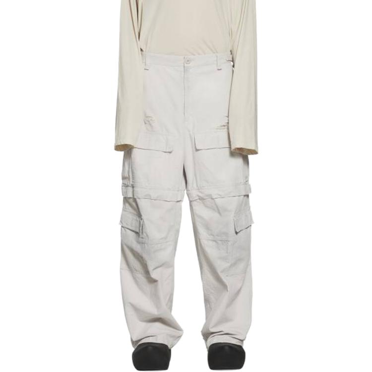 Balenciaga Large Cargo Pants 'Light Grey' 746493TKP271400