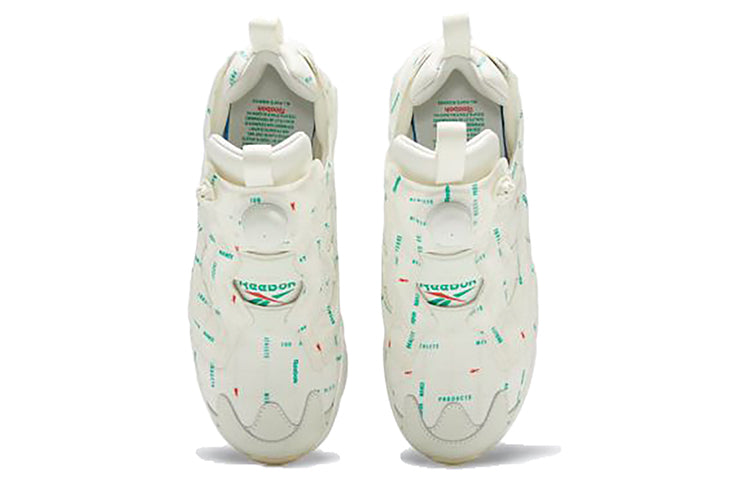 (WMNS) Reebok Instapump fury Sports Casual Shoes 'White Green' FV0407