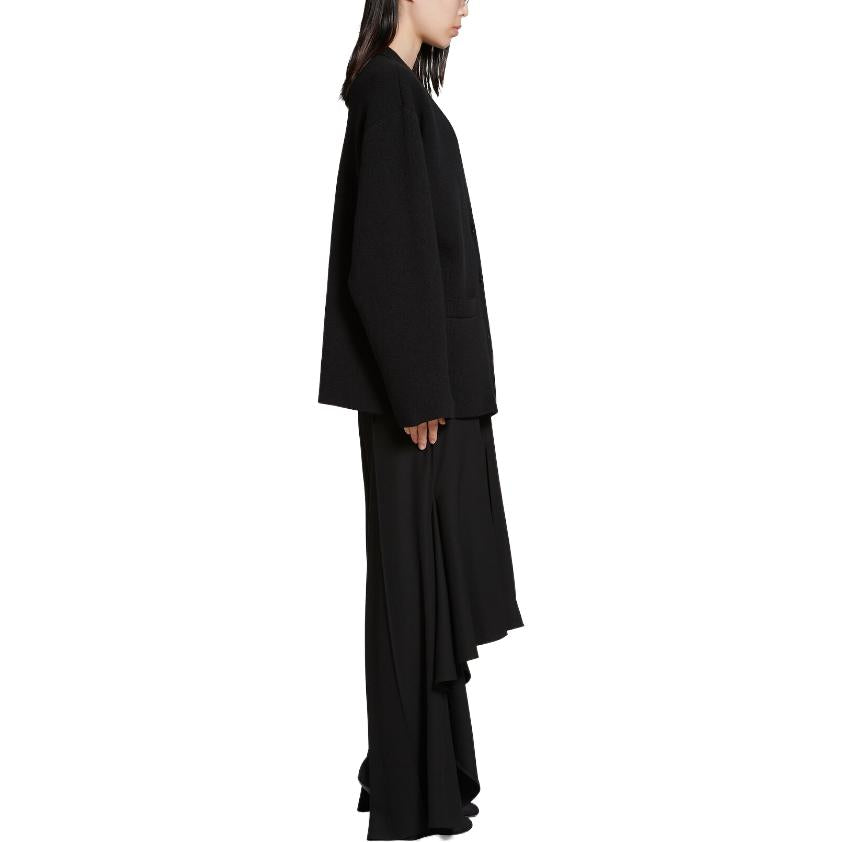 (WMNS) Balenciaga FW23 Cardigan 'Black Double Faced Wool Knit' 771671T16751000