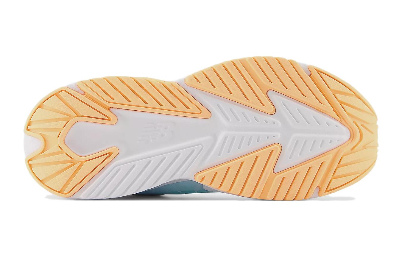 (GS) New Balance Rave Run V2 Bungee Lace Top Strap 'Ice Blue Solar Flare' YTRAVIB2