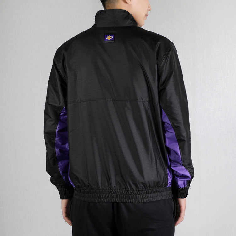 Nike Lightweight NBA Los Angeles Lakers Sports Jacket Black CJ7115-010