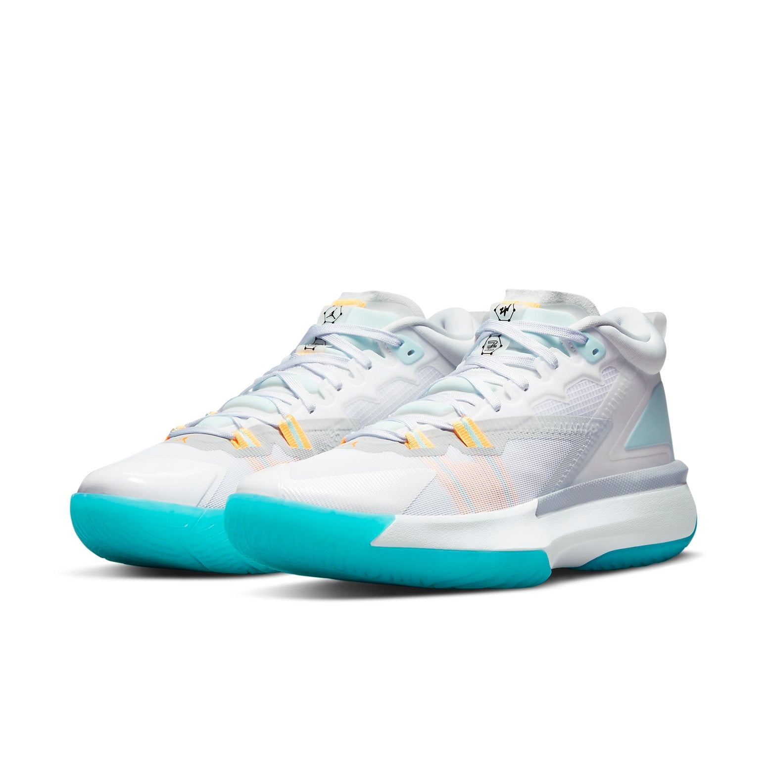 Air Jordan Zion 1 PF 'White Dynamic Turquoise' DA3129-101