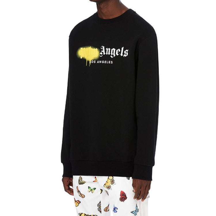 Men's PALM ANGELS Alphabet Logo Printing Black PMBA001S206360231001