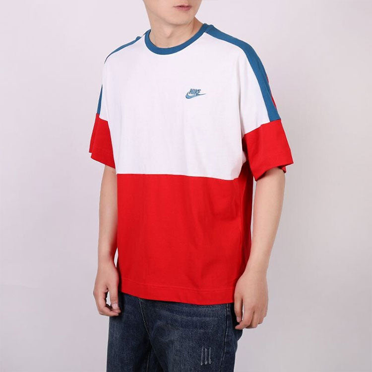 Nike Casual Sports Round Neck Short Sleeve Red CJ4297-657