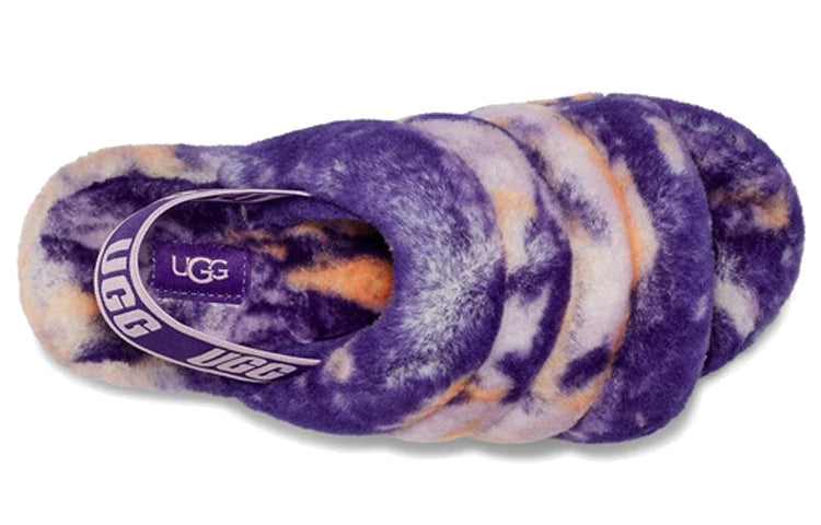 (WMNS) UGG Fluff Yeah Slide Marble 'Violet Night' 1122554-VNGH