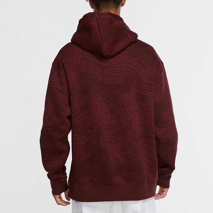 Men's Nike SB Skateboard Casual Fleece Wine Red CK5125-638