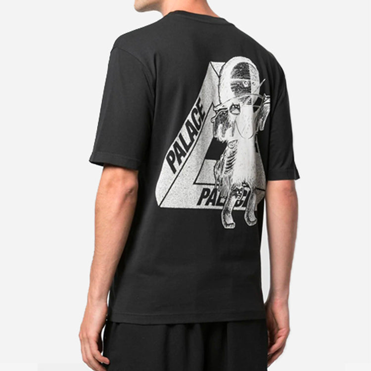 PALACE U Figure Black Back Printing Short Sleeve Unisex P17TS104