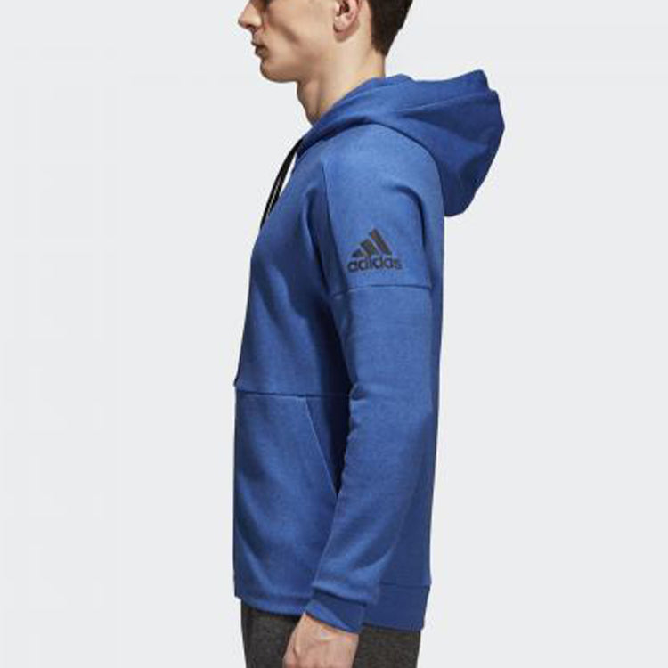 Men's adidas Sports Stylish Knit Blue Jacket CW0258