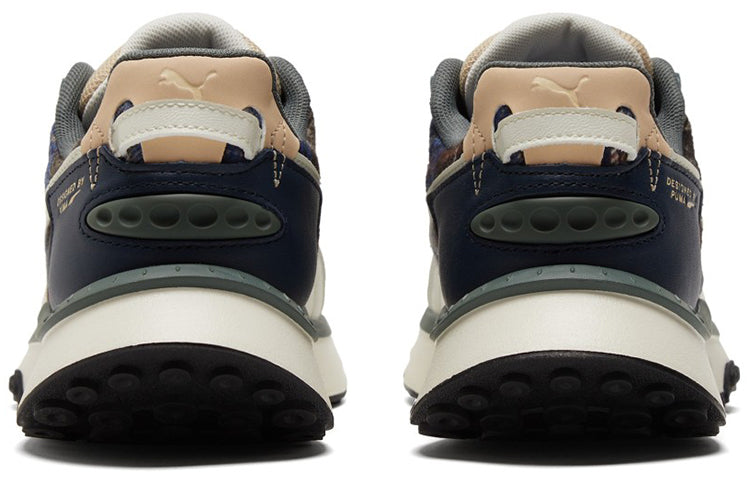 PUMA Wild Rider Flannel 'Blue Cream White' 384186-01