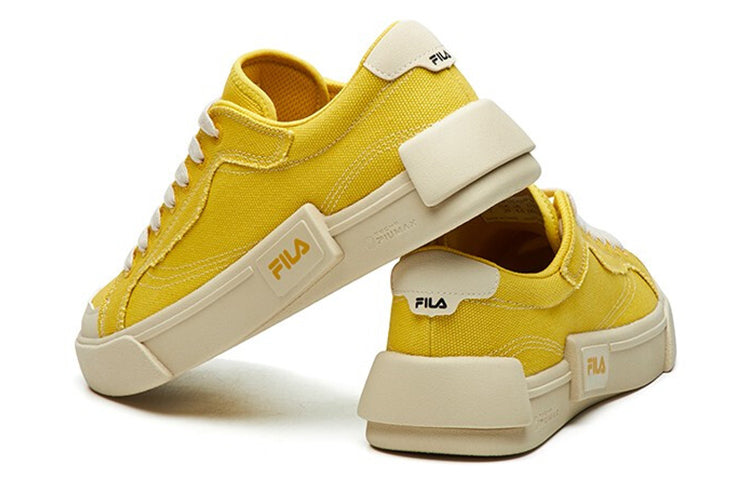 (WMNS) Fila Fusion Canvas Shoes 'Yellow' T12W125107FSP